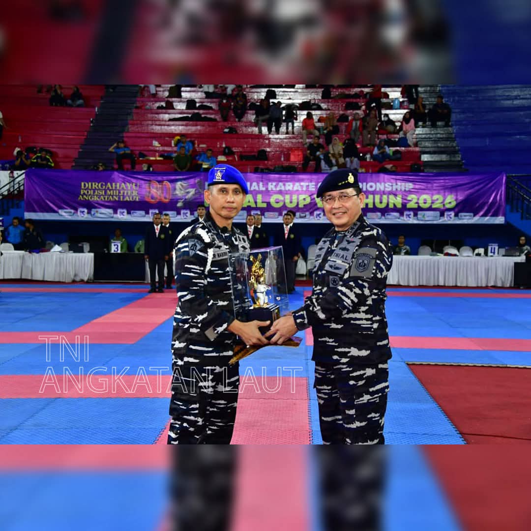 TNI AL Gelar Kejuaraan Nasional Karate KASAL CUP V Tahun 2026