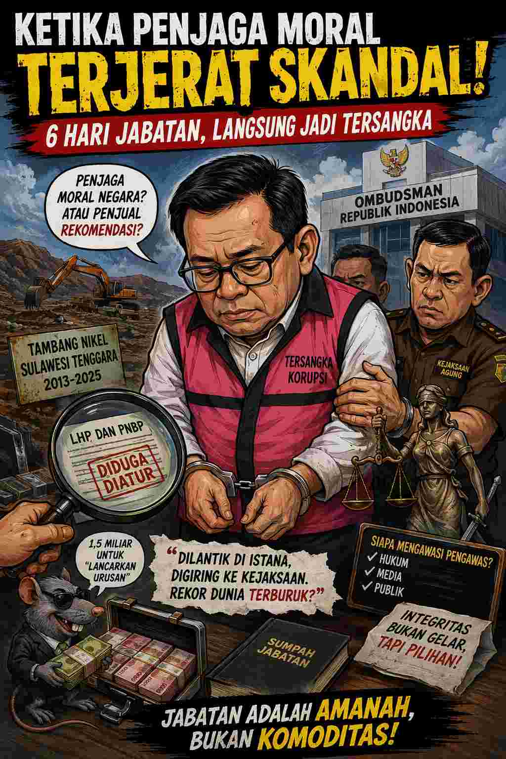 Ketika Pengawas Diuji: Retakan Integritas di Puncak Lembaga Publik