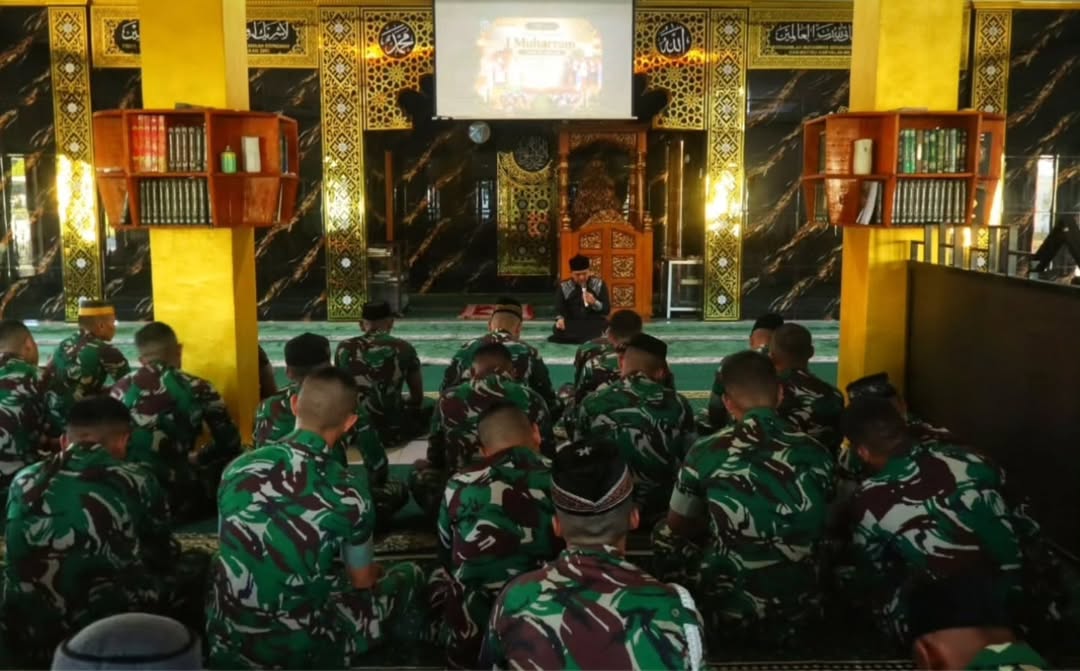 Tahun Baru Islam Jadi Ruang Introspeksi, Yonarhanud 16 Kostrad Bangun Spirit Pengabdian Melalui Nilai-Nilai Hijrah