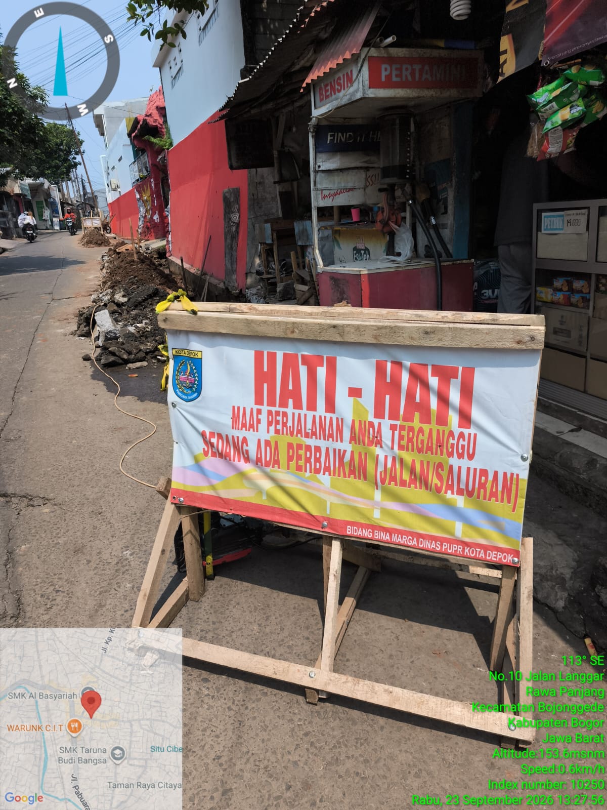 Drainase di Wilayah Bogor Gunakan Logo Pemkot Depok, PUPR Depok Belum Beri Penjelasan