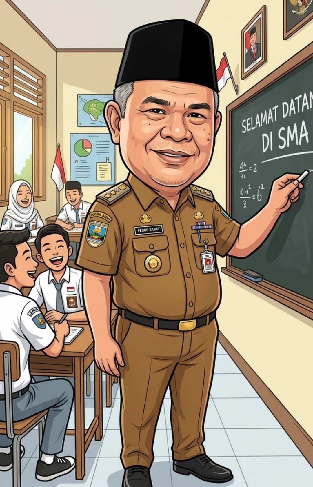 Dugaan Manipulasi Dana BOS, Ketua MKKS SMA Kab.Pesibar Diduga Menjadi Biang Kerok.